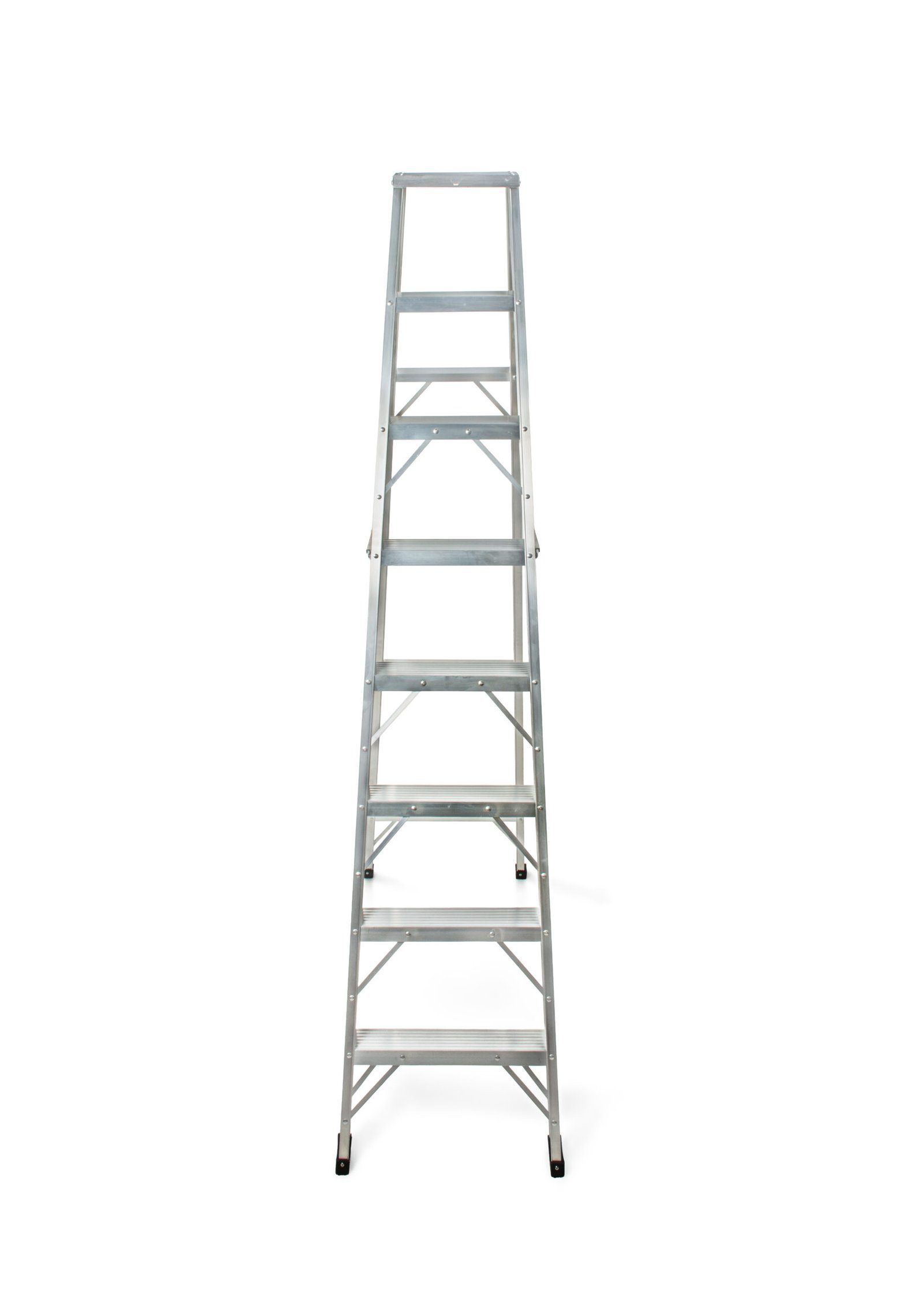 Escalera Tipo tijera Industrial 8 pasos (2.40 mt) - Imagen 3
